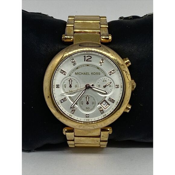 Michael Kors MK5806 Women's Stainless Steel Analog Dial Quartz Wrist Watch RQ34 - Picture 1 of 12
